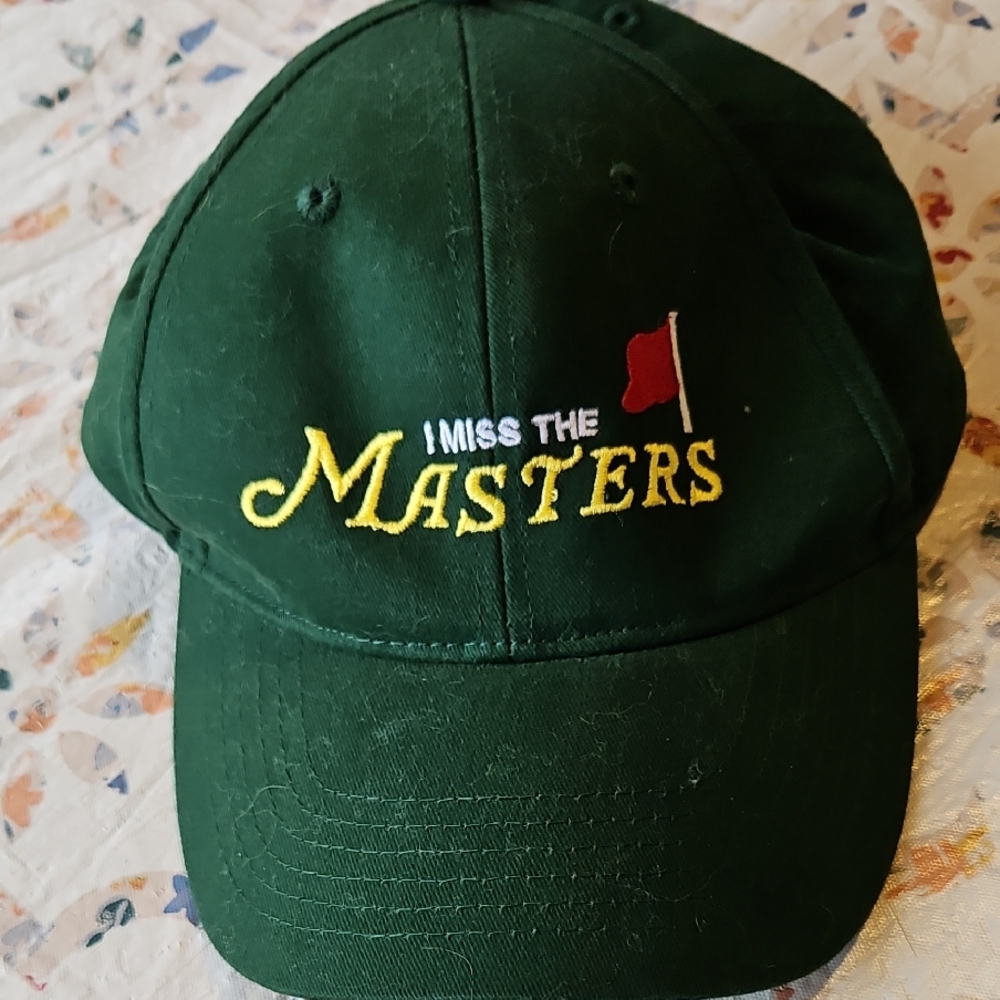 Masters Green Embroidery Baseball Cap